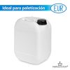 Garrafa 10 Litros (2 Uni) Bidón plástico HPDE + Kit Etiquetado